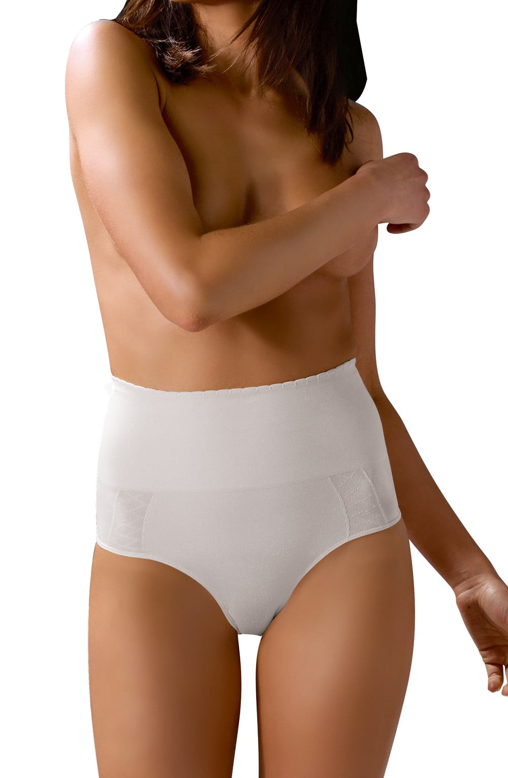 Control Body 311028 Shaping Brief Bianco - LittleTay Control Body