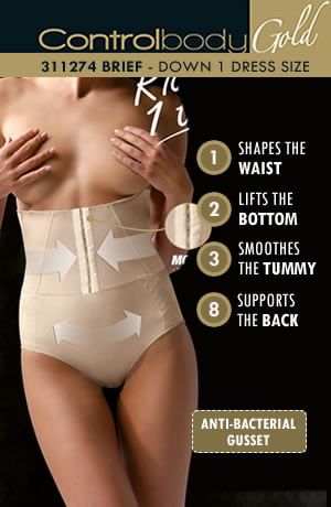 Control Body 311274 Corset Shaping Brief Skin - LittleTay Control Body