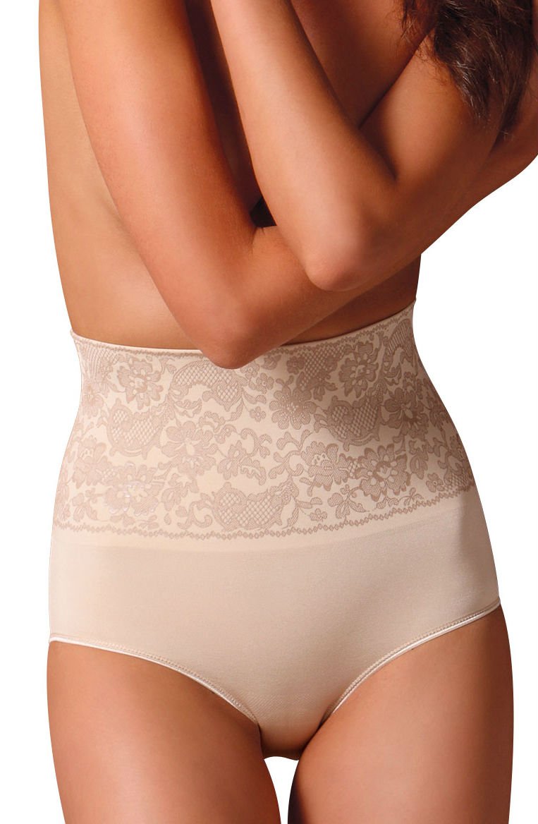 Control Body 311572 Shaping Brief With Screen Print Lace Skin - LittleTay Control Body