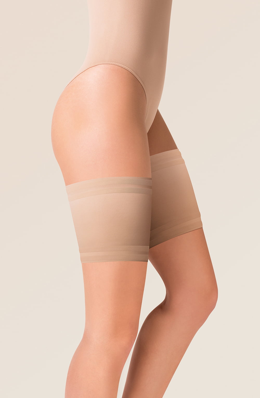 Gabriella Satin Thigh Band 510 Beige - LittleTay Gabriella