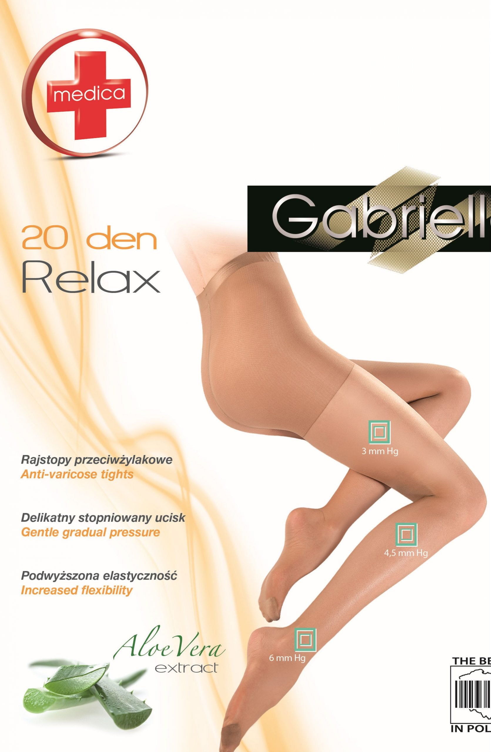 Gabriella Classic Medica Relax 110 Tights Beige - LittleTay Gabriella