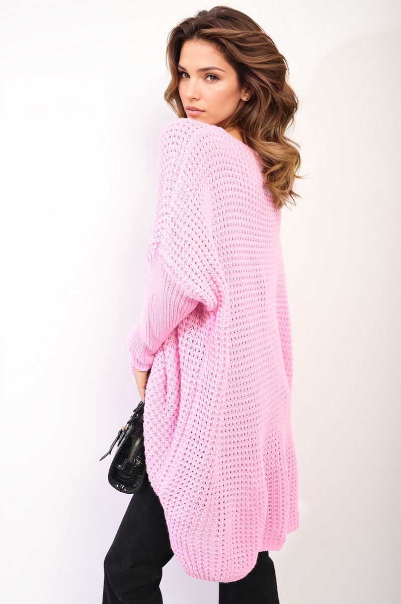 Oversized Chunky Knitted Jumper - LittleTay Moda Dropship Jumpers & Cardigans