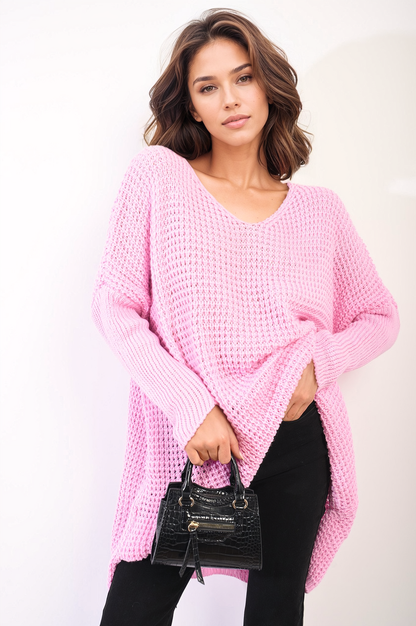 Oversized Chunky Knitted Jumper - LittleTay Moda Dropship Jumpers & Cardigans