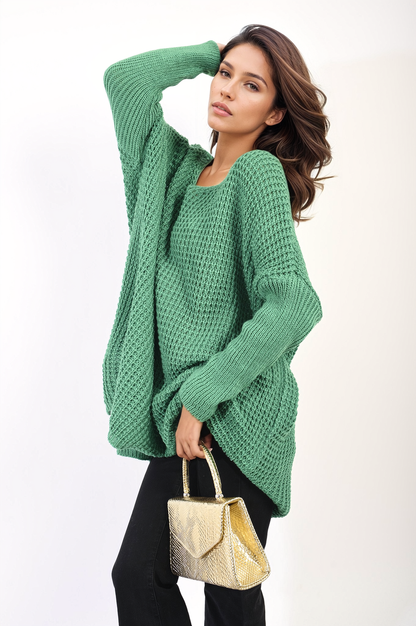 Oversized Chunky Knitted Jumper - LittleTay Moda Dropship Jumpers & Cardigans