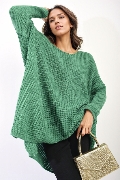 Oversized Chunky Knitted Jumper - LittleTay Moda Dropship Jumpers & Cardigans