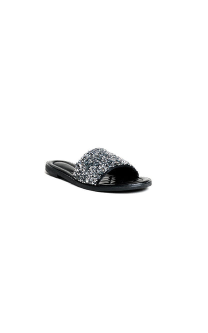 Embellished Slip On Sandals Shoes - LittleTay Moda Dropship