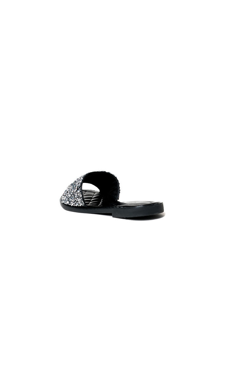 Black / 8 Embellished Slip On Sandals Shoes - LittleTay Moda Dropship