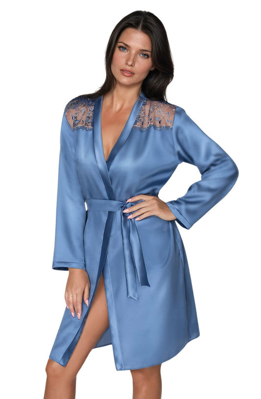 Irall Sapphire Dressing Gown Azure - LittleTay Irall